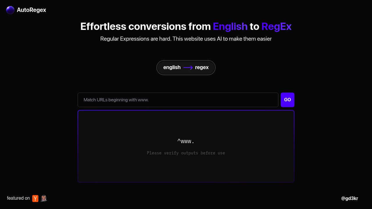 AutoRegex