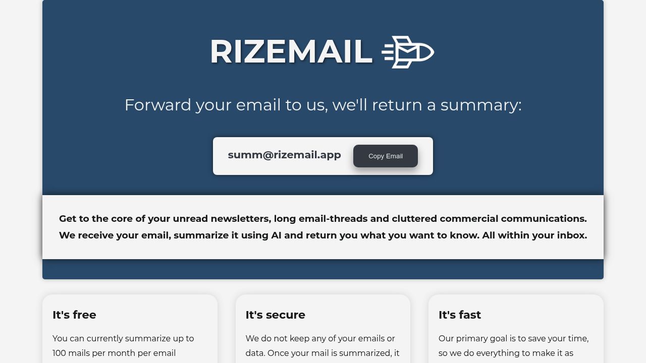 Rizemail