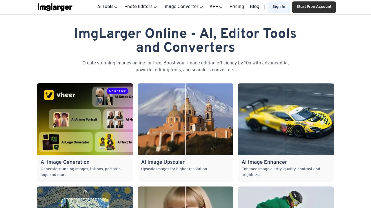 AI Image Enlarger