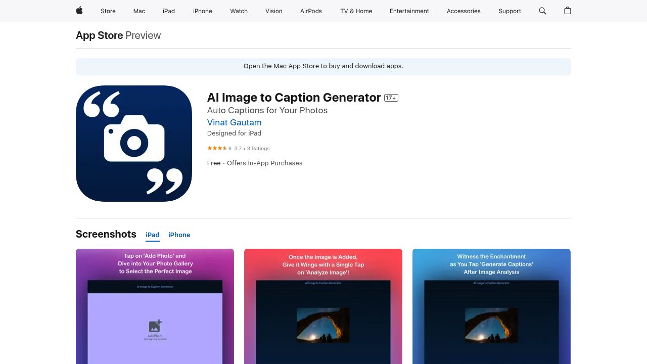 AI Image to Caption Generator