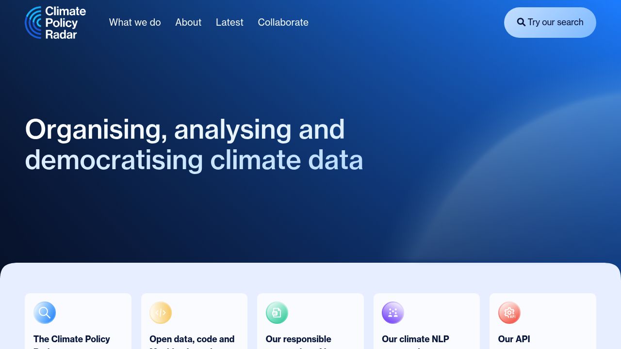 Climate Policy Radar