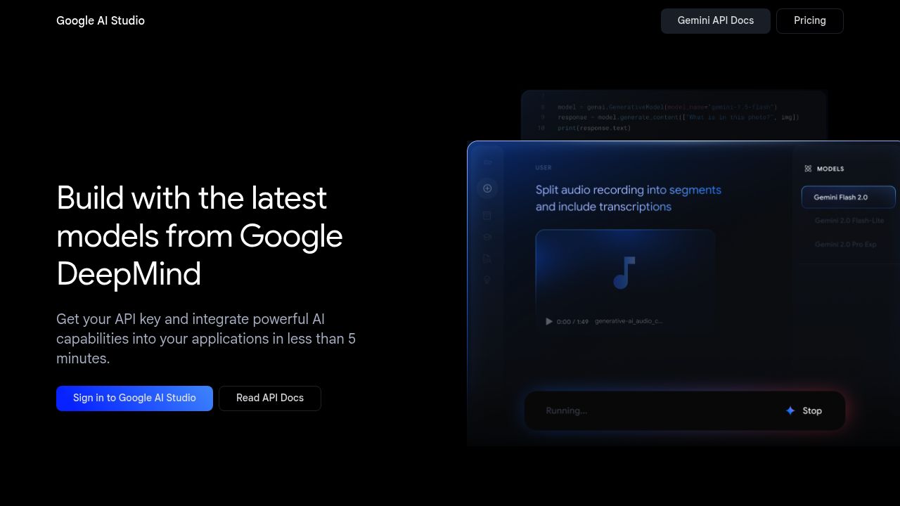 Google AI Studio