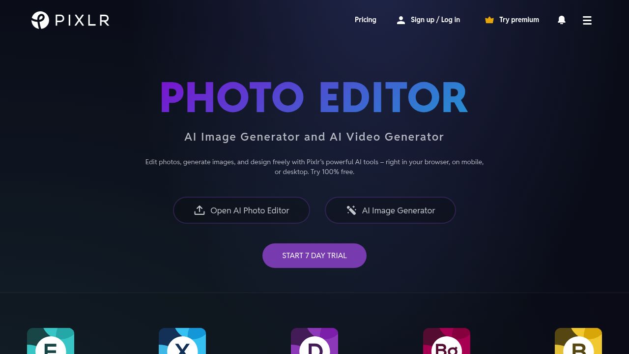 Pixlr: AI-Powered Editor