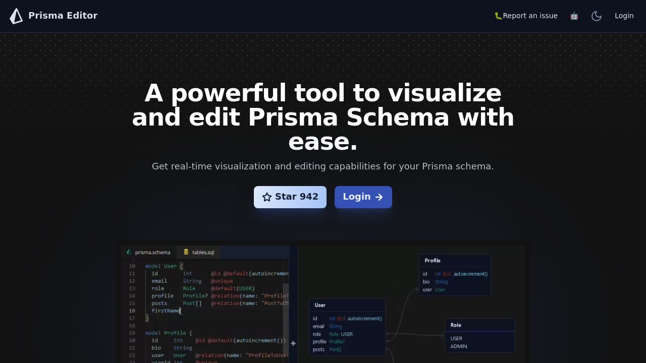Prisma Editor