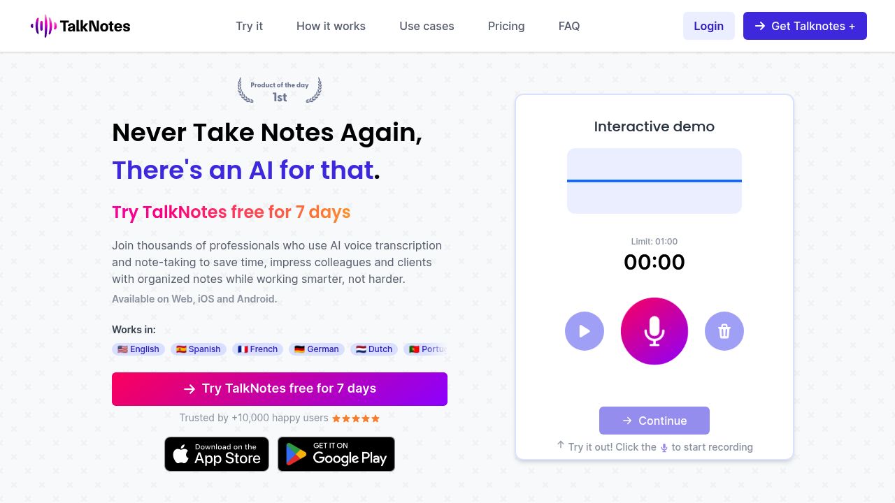 Talknotes