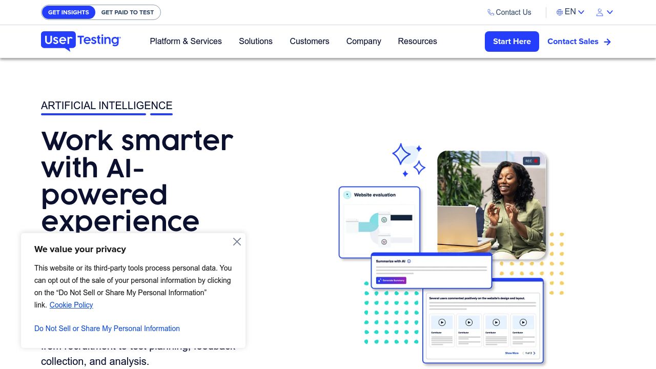 UserTesting AI